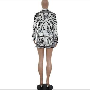 Tops - Zebra Print Shirt and Short set Tops - Zebra Print Shirt and Short set